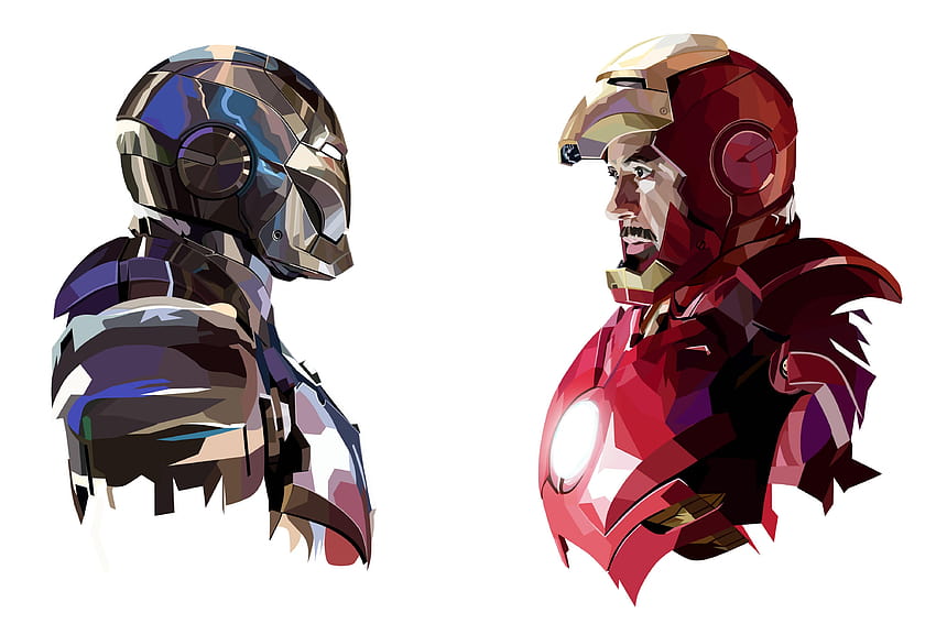 Iron Man For Mobile, iron man painting HD wallpaper
