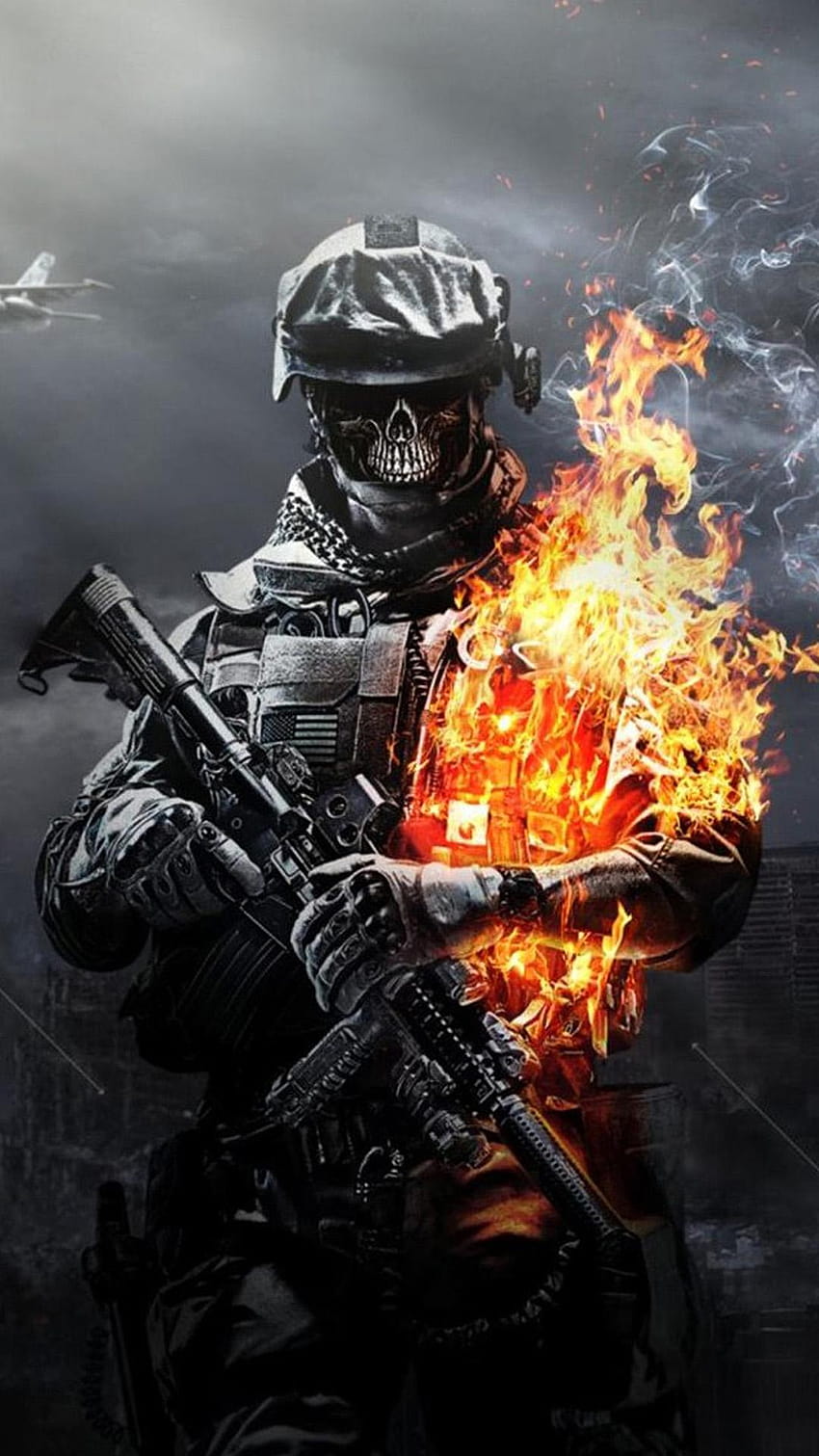 Modern Warfare 2 6115 Auto HD-Handy-Hintergrundbild