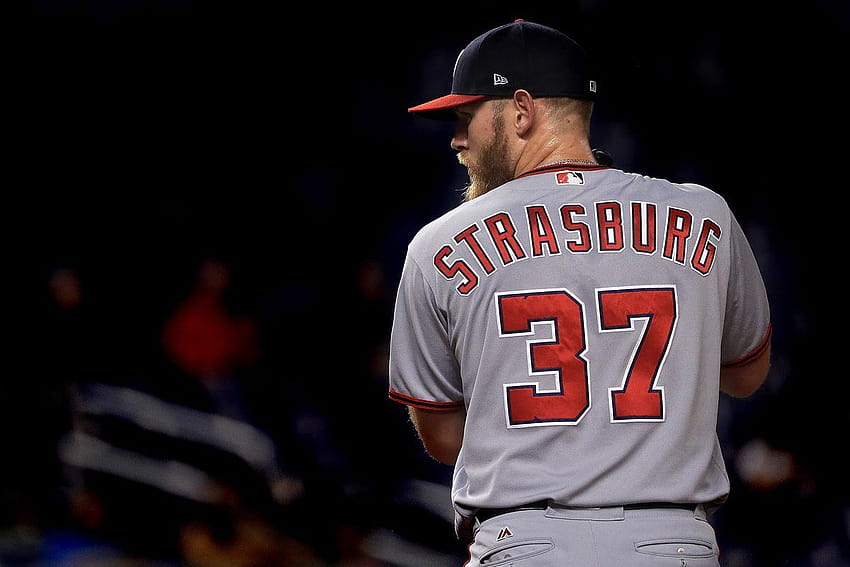 2017 NLDS SHOCKER!: Stephen Strasburg might pitch for the Washington Nationals against the Chicago Cubs today after all... HD wallpaper