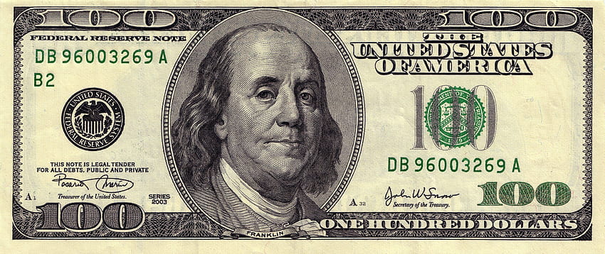 dinero federal franklin dólares verdes, reserva federal fondo de pantalla