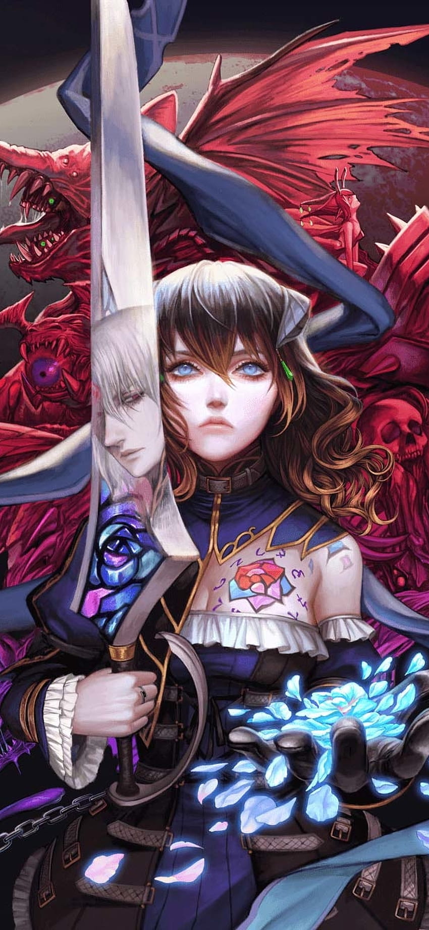 1242x2688 Bloodstained Ritual of the Night Iphone XS MAX, bloodstained ritual mobile HD phone wallpaper