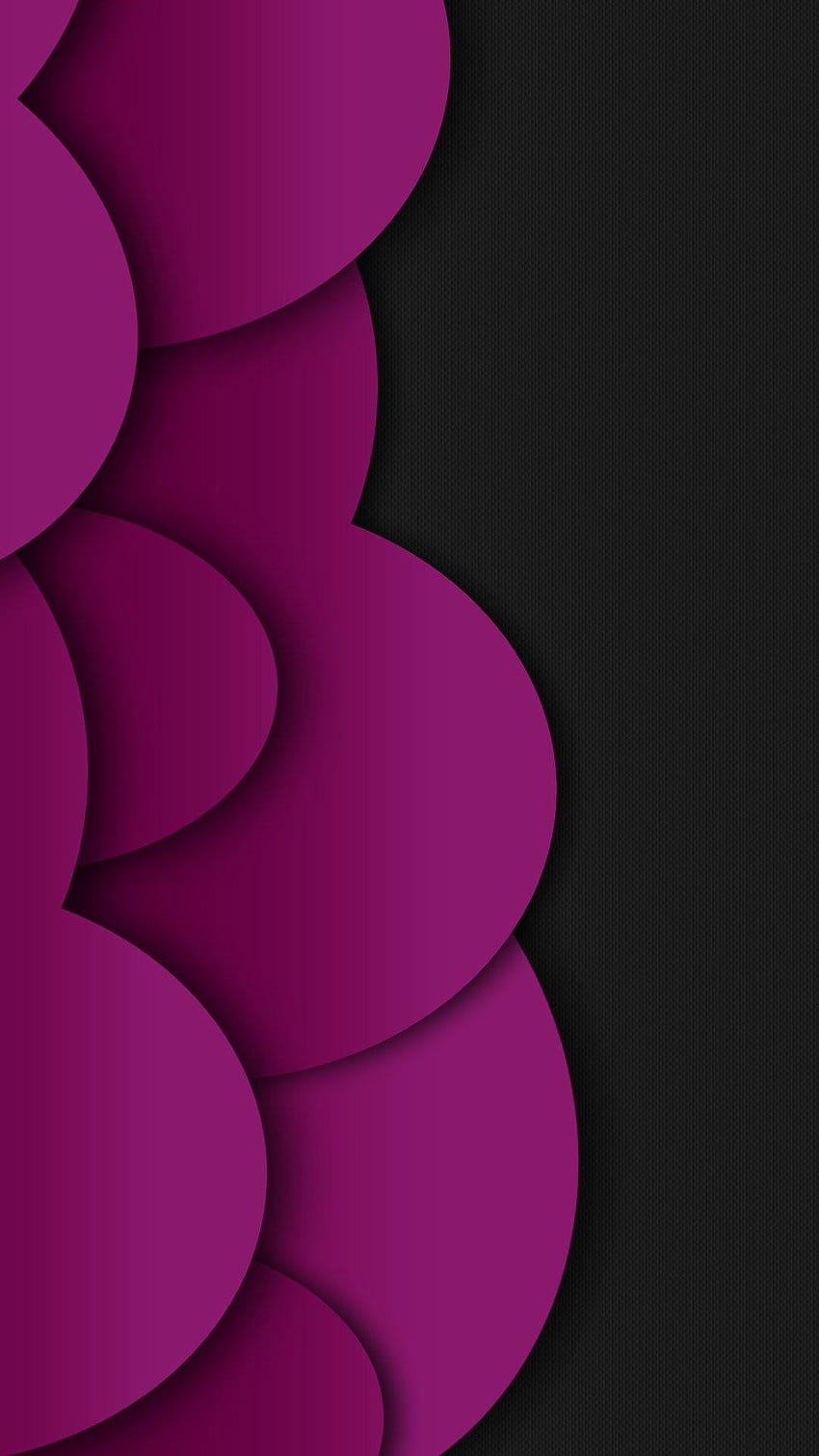Purple Hearts Pattern Grey Backgrounds Android, purple android HD phone wallpaper