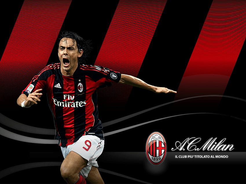 Filippo Inzaghi Ac Milan Background: this HD wallpaper