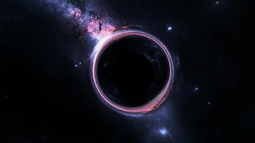 Schwarzes Loch, Hintergründe, Mit, Kind, Lächeln HD-Hintergrundbild