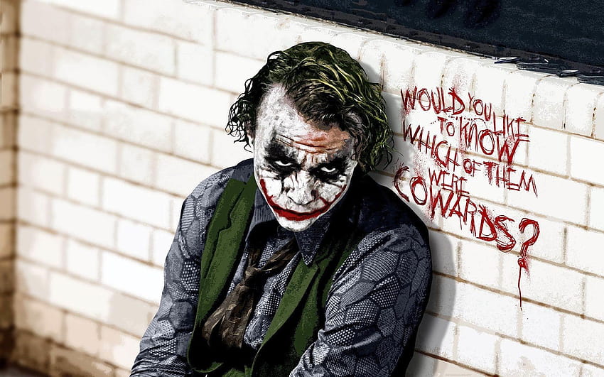 Heath Ledger Joker, joker dizüstü bilgisayar HD duvar kağıdı