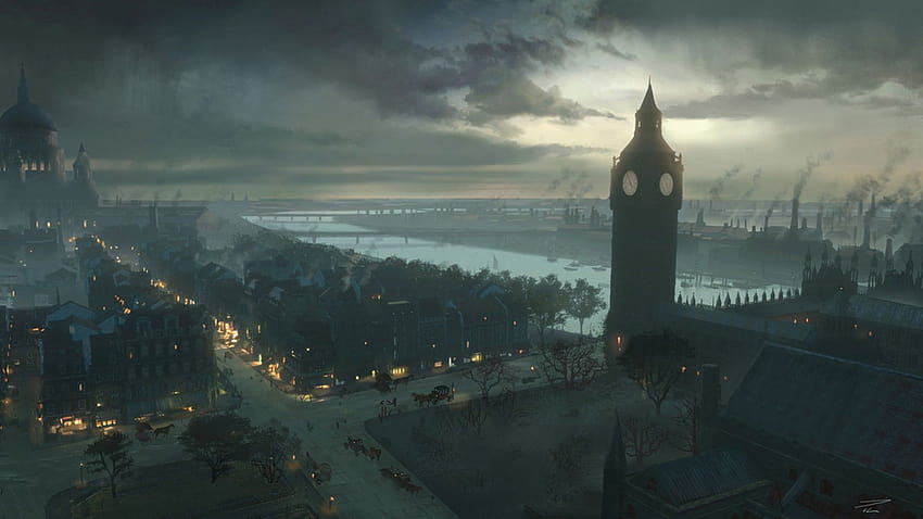 A arte conceitual por trás da bela Londres vitoriana de Assassin's Creed Syndicate papel de parede HD