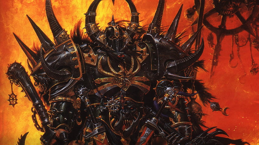 3 Warhammer 40k Chaos, คอร์น วอลล์เปเปอร์ HD