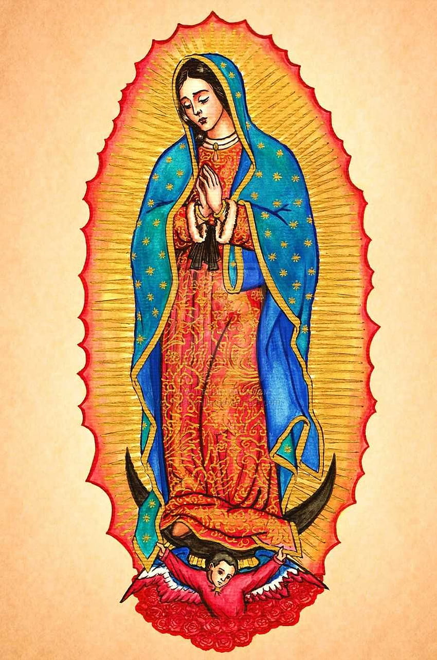 Virgen De Guadalupe, iPhone z Guadalupe Tapeta na telefon HD
