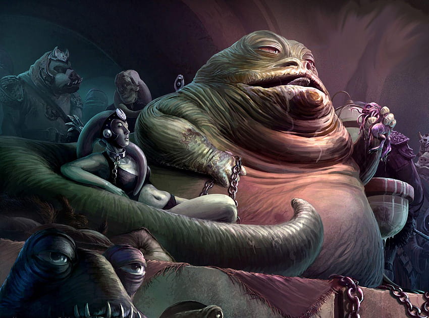 Guillermo del Toro Star Wars idea: Jabba The Hutt Sfondo HD