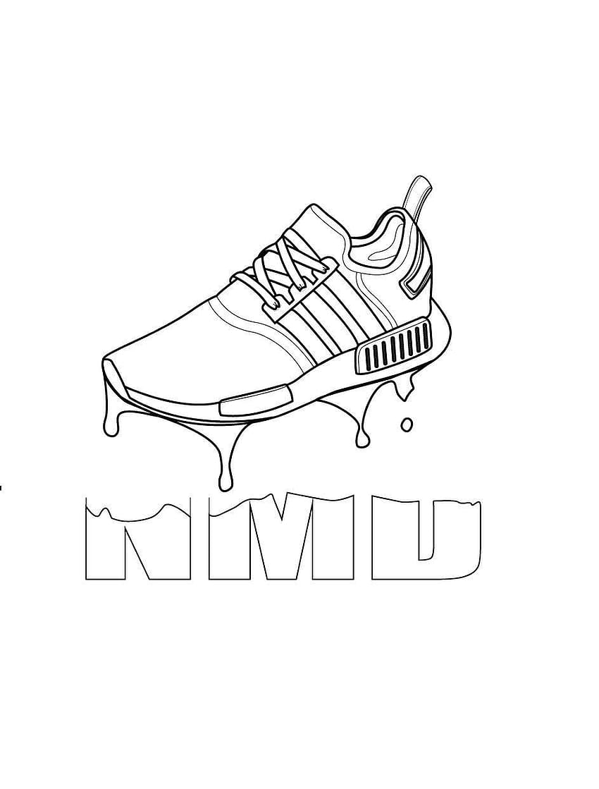 Ilustração da linha Adidas NMD., nmds Papel de parede de celular HD