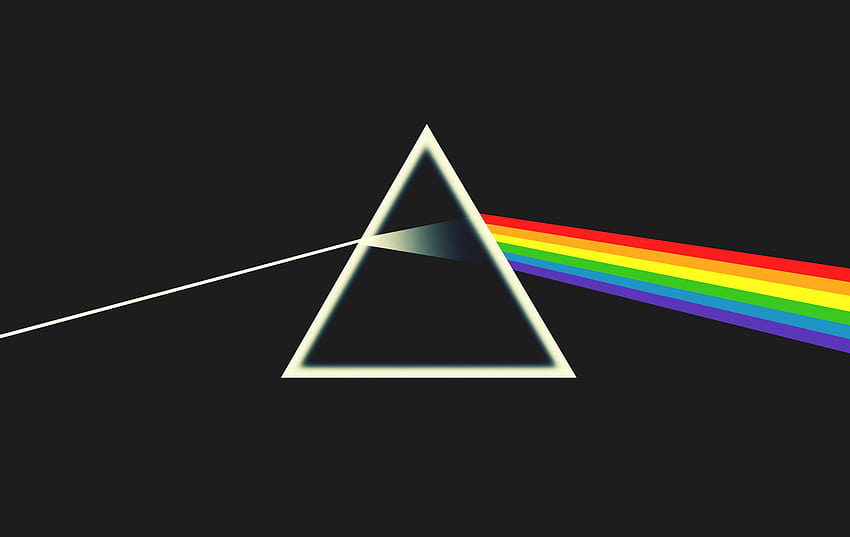 Pink Floyd Prism Rainbows Dark Side of the Moon Albumcover 1900x1200 – Space Moons HD-Hintergrundbild