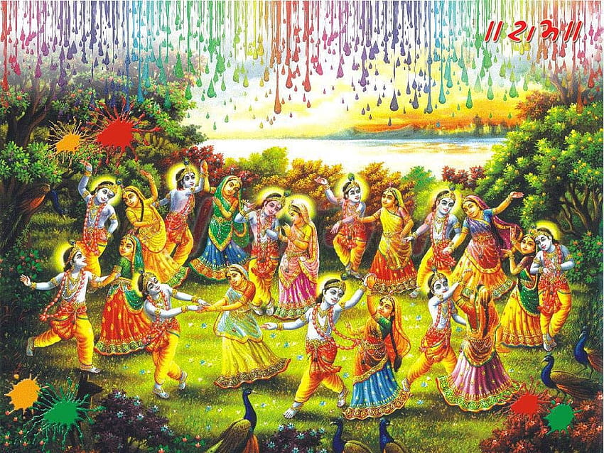 Krishna Leela, krishna sudama HD wallpaper