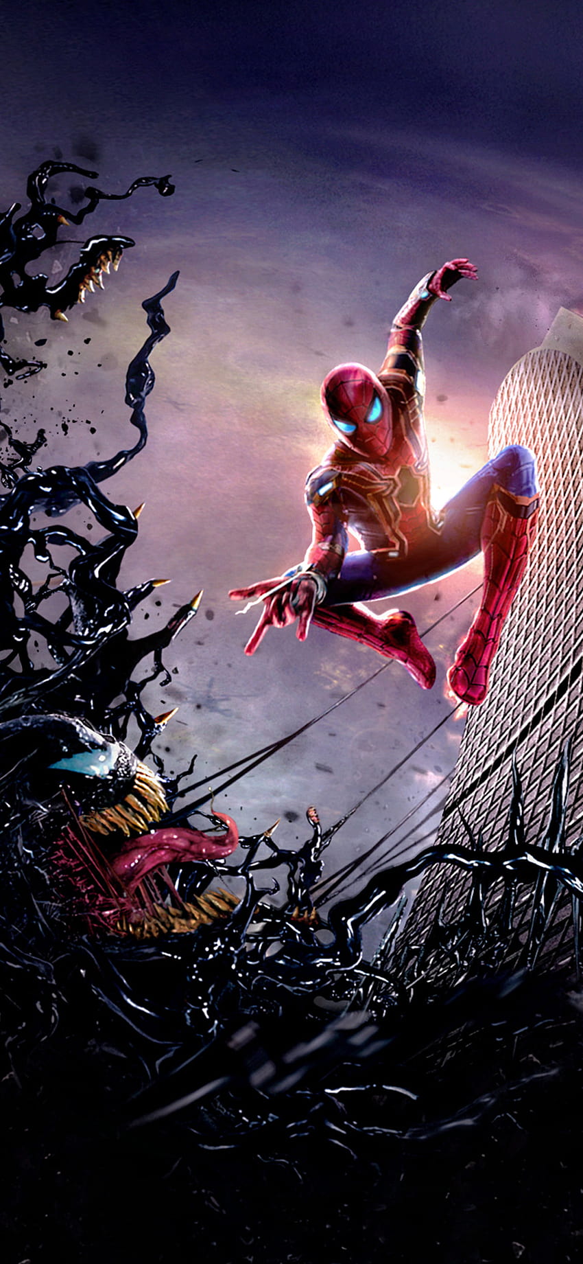 Carnage vs Venom SpiderMan 4K Wallpaper