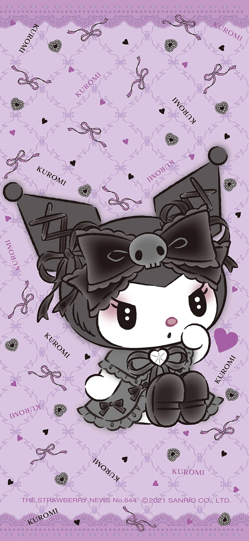 Kuromi, Cute, Lolita, Hello Kitty, Gothic, Kawaii, HD wallpaper