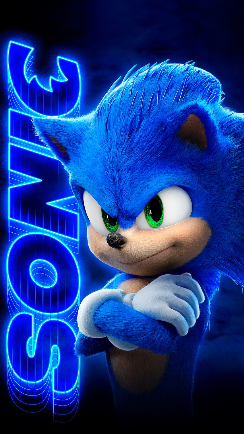 Sonic Movie Phone, film sonique 2 Fond d'écran de téléphone HD