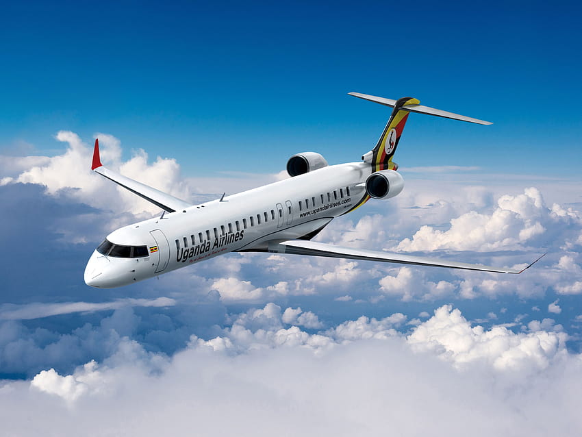 Uganda National Airlines Company Limited unterzeichnet Festauftrag für vier Bombardier crj900 HD-Hintergrundbild