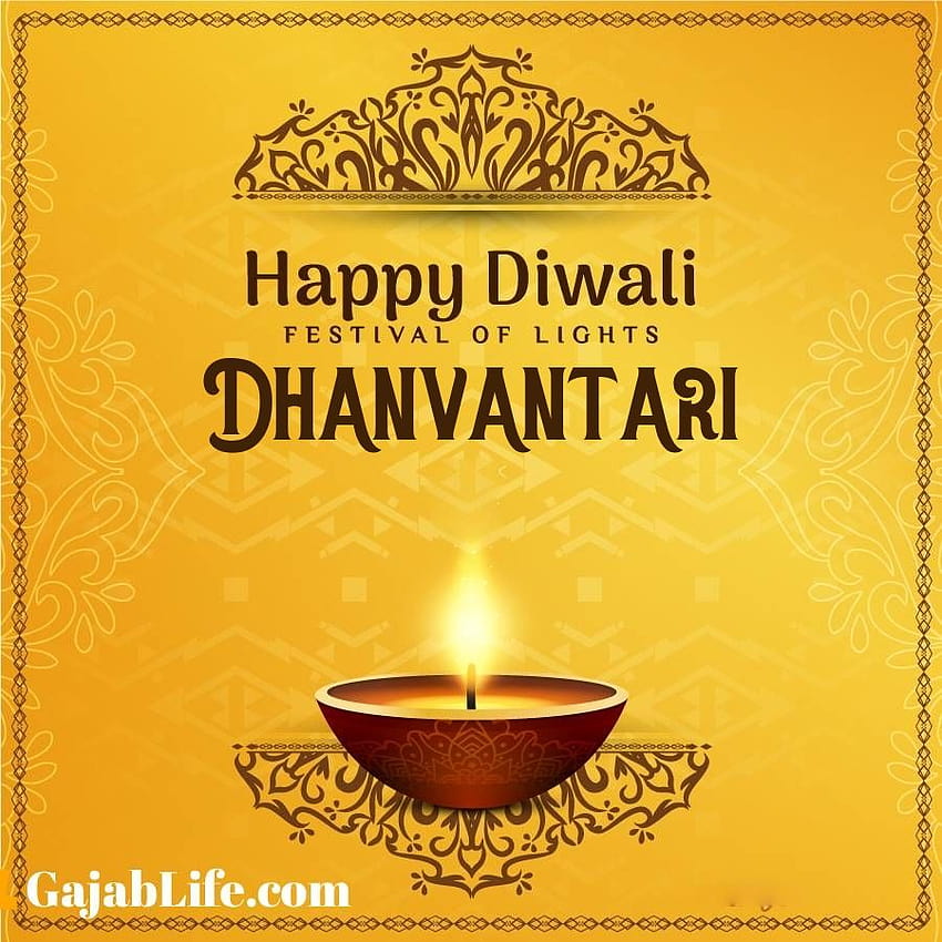 Happy Diwali Dhanvantari 2020 WhatsApp messages, wishes, Facebook messages, SMS, cards and greetings for Diwali HD phone wallpaper