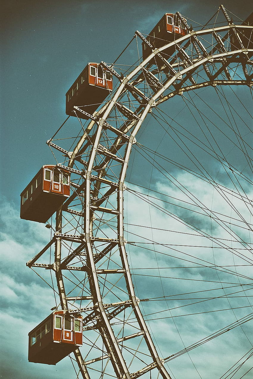 Vintage Ferris Wheel, weel HD phone wallpaper