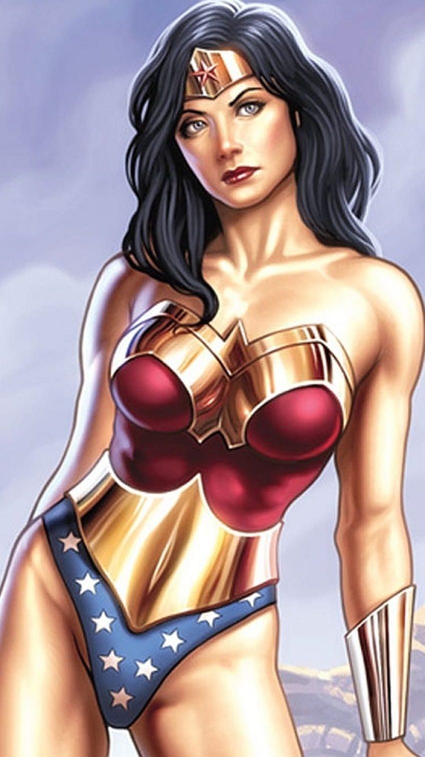 35 Hot Of Wonder Woman от DC Comics, аниме Wonder Woman HD тапет за телефон