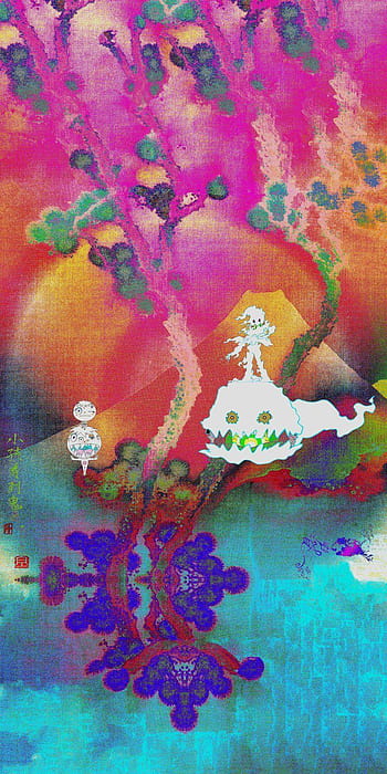Kids See Ghosts (KSG) - Full Takashi Murakami Art Piece/Wallpaper