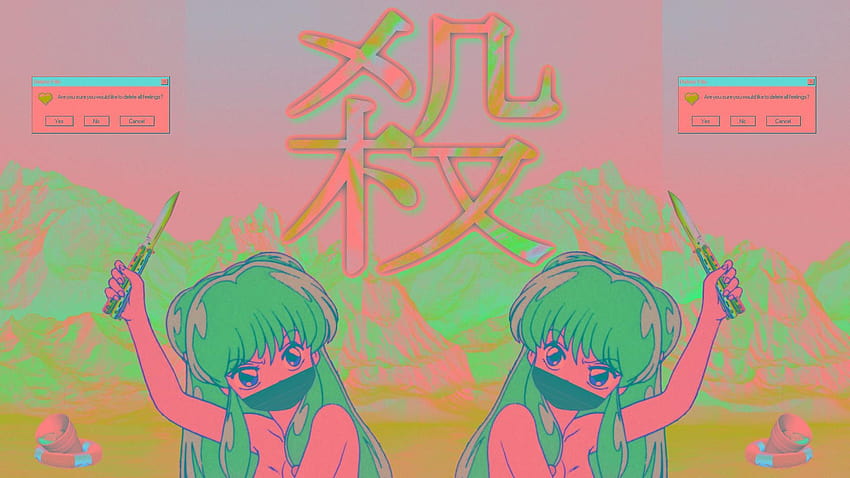 2 Anime Computer Aesthetic, pc aesthetic girl HD wallpaper | Pxfuel