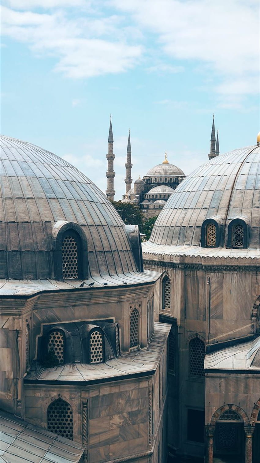 Турция Джамия Истанбул Ислямска архитектура Des... iPhone, джамия в Истанбул HD тапет за телефон