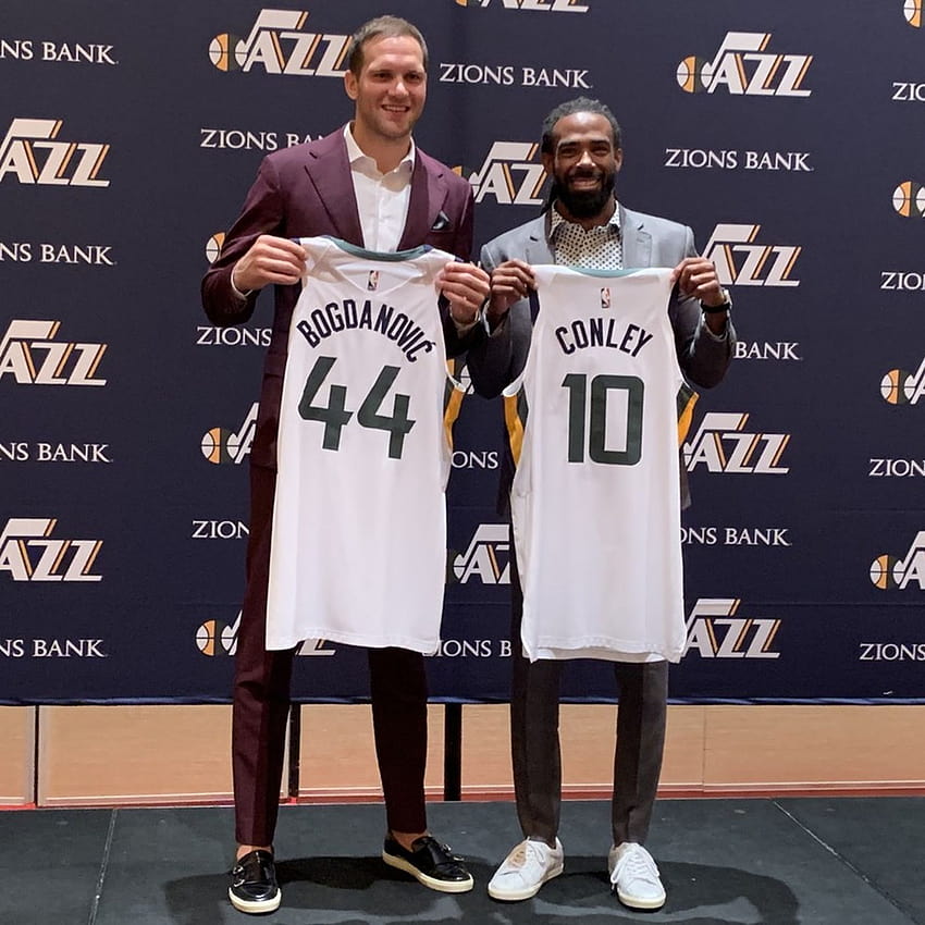 Bojan Bogdanovic in Jazz's throwbacks seems to recreate John