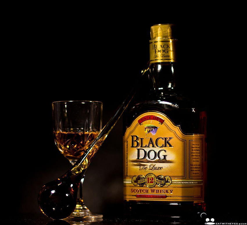 Black-Dog-Whisky HD-Hintergrundbild