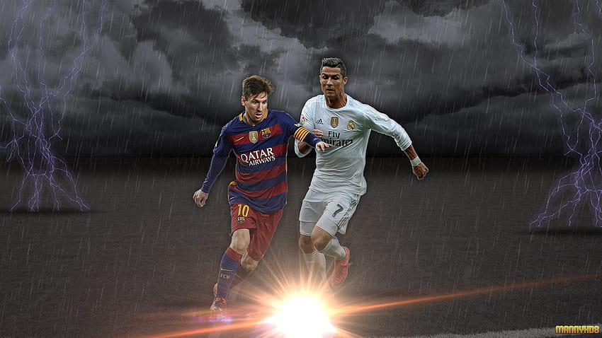 Messi Vs Cristiano Ronaldo 2016, ronaldo und messi HD duvar kağıdı