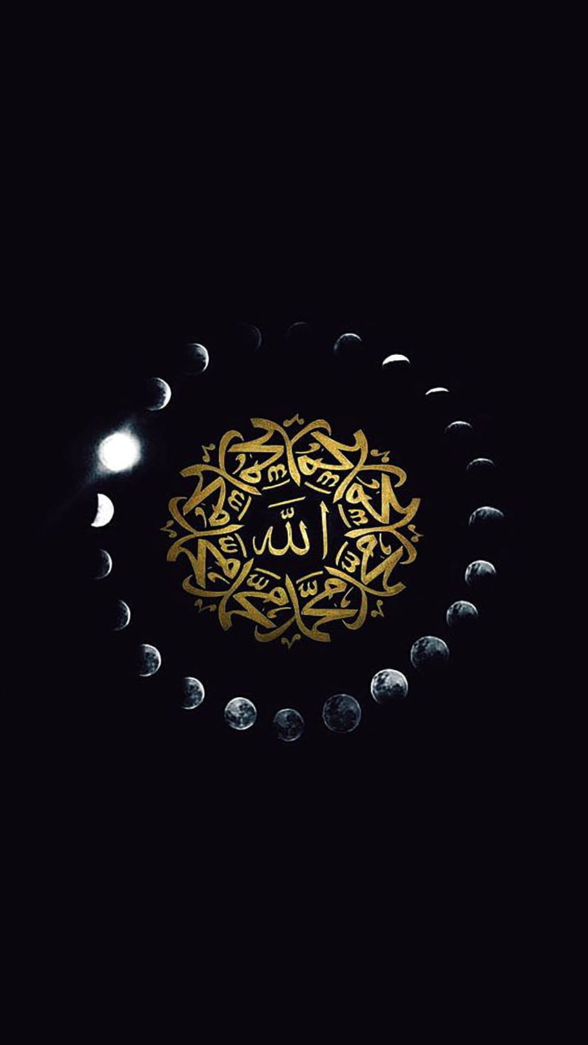Pin oleh Fatima Shah Alam Elias di Islamic, allah amoled HD тапет за телефон