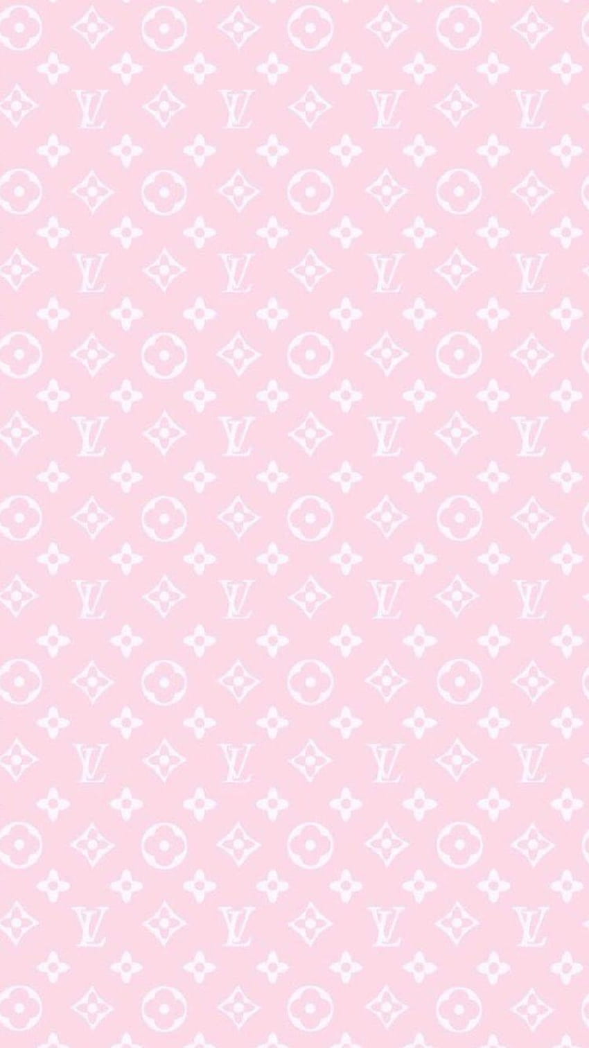 Download Image A golden Monogram against a pink Louis Vuitton background  Wallpaper
