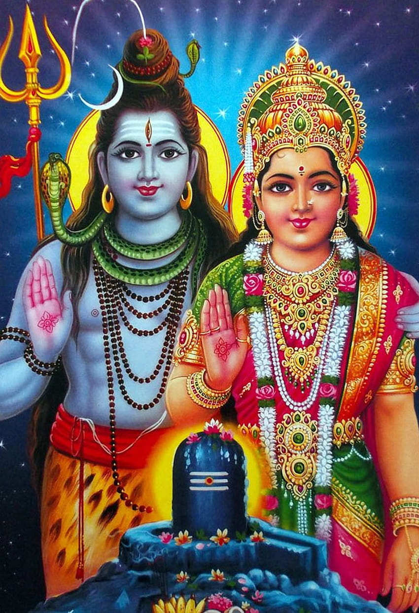 lord shiva parvati HD phone wallpaper