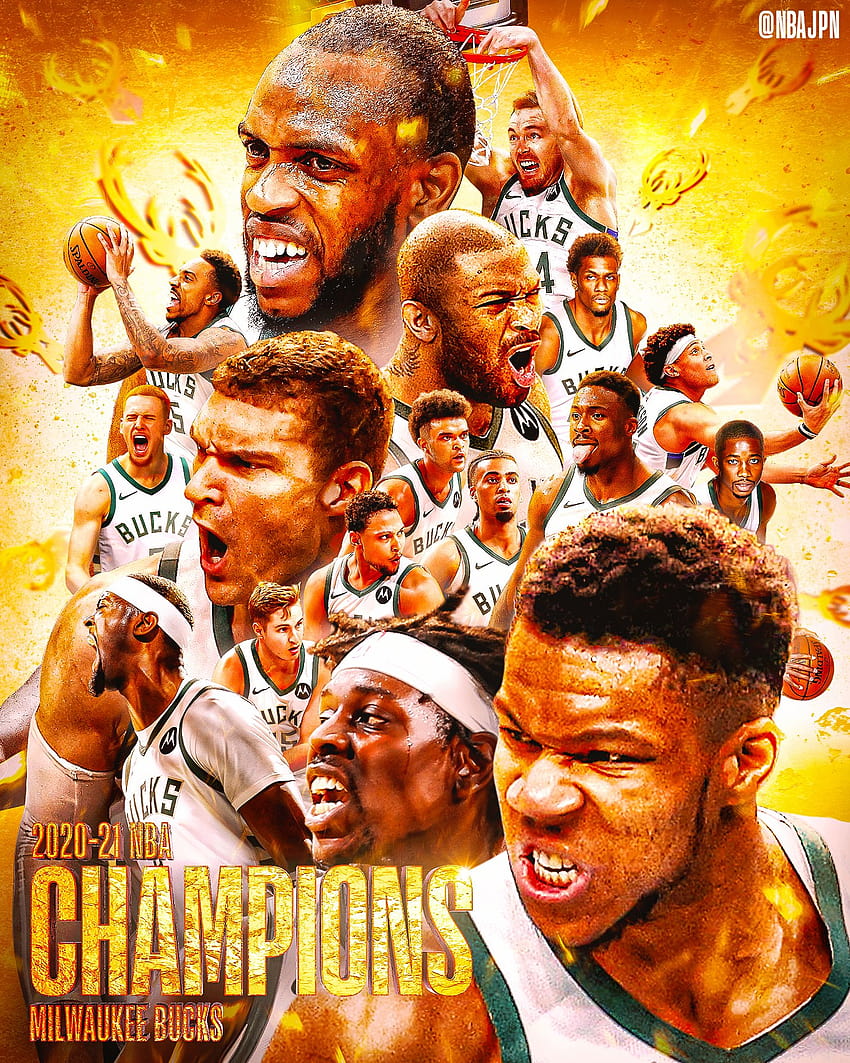 ミルウォーキー バックス NBA チャンピオンズ 2021 HD電話の壁紙