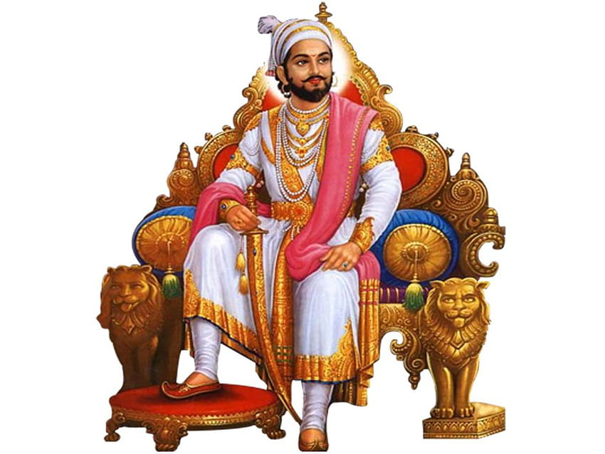 Celem życia Chhatrapati Shivaji Maharaj było stworzenie hinduskiego imperium: lider RSS, shivaji maharaj czarny Tapeta HD