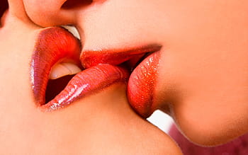 Kiss close up HD wallpapers | Pxfuel