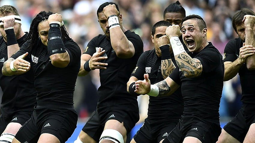 First All Blacks Haka of the Rugby World Cup; love this, awe, old black haka HD wallpaper