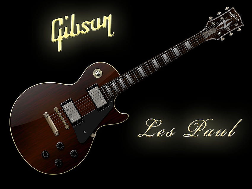 Gibson Les Paul Gitarren HD-Hintergrundbild