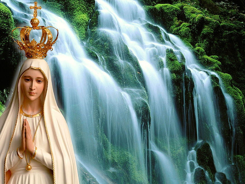 THE ROSARY SOLVES ALL PROBLEMS, our lady of fatima HD wallpaper