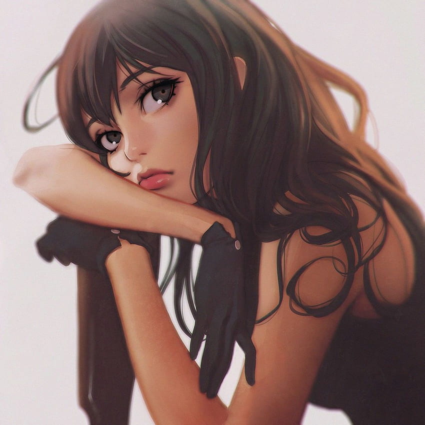 Anime 1080x1080 anime Ilya Kuvshinov, girl anime 1080x1080 HD phone wallpaper