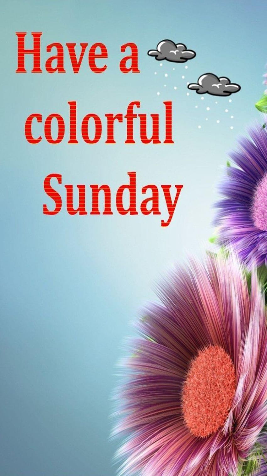 Happy colorful sunday iphone 5s high resolution, happy sunday HD ...