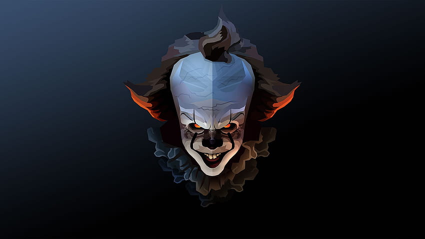 Pennywise The Clown Fanart de Halloween, Artista, Fundos e, palhaço de halloween papel de parede HD