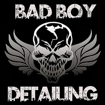 Bad Boy logo stickers in custom colors and sizes