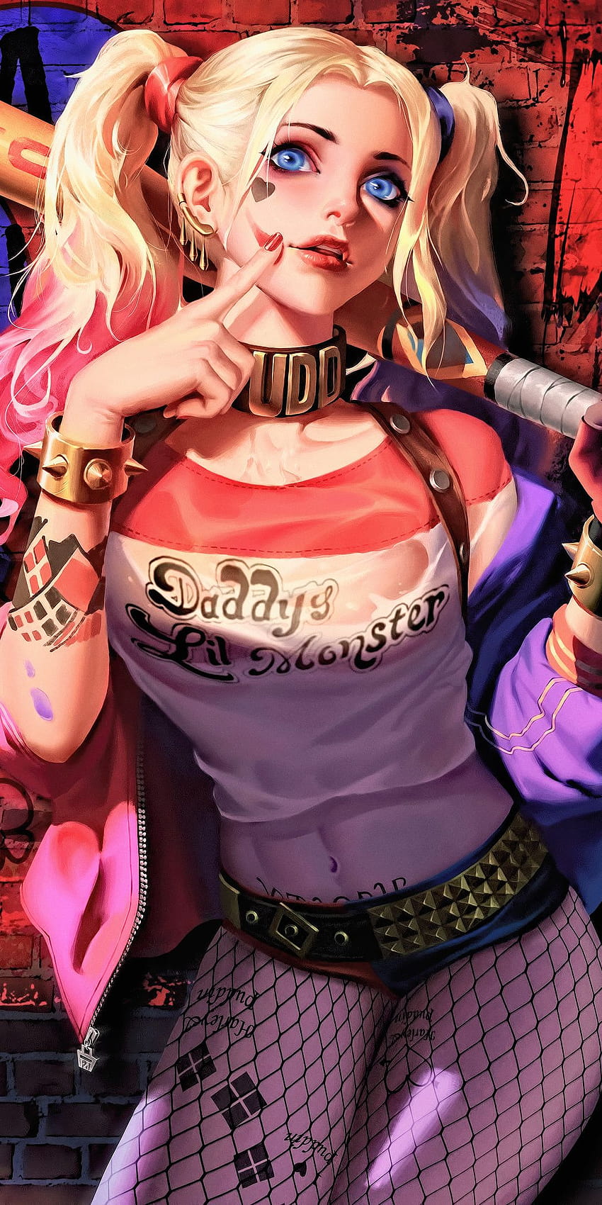 Anime harley quinn fan art