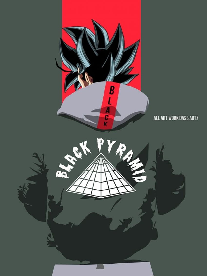 GOKU BLACK PYRAMID Goku in 2019 Dope art Chris brown, dope goku HD phone wallpaper