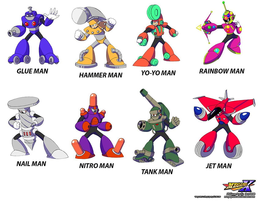 Mega Man Characters Hd Wallpaper Pxfuel