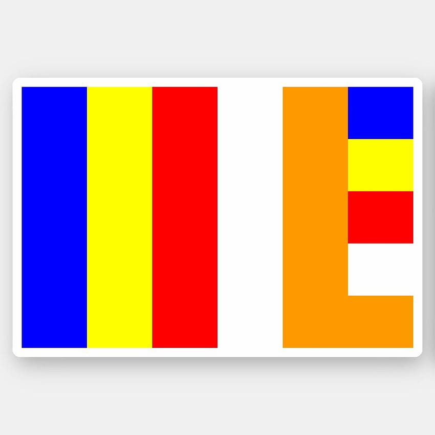 Buddhist Flag Sticker HD phone wallpaper