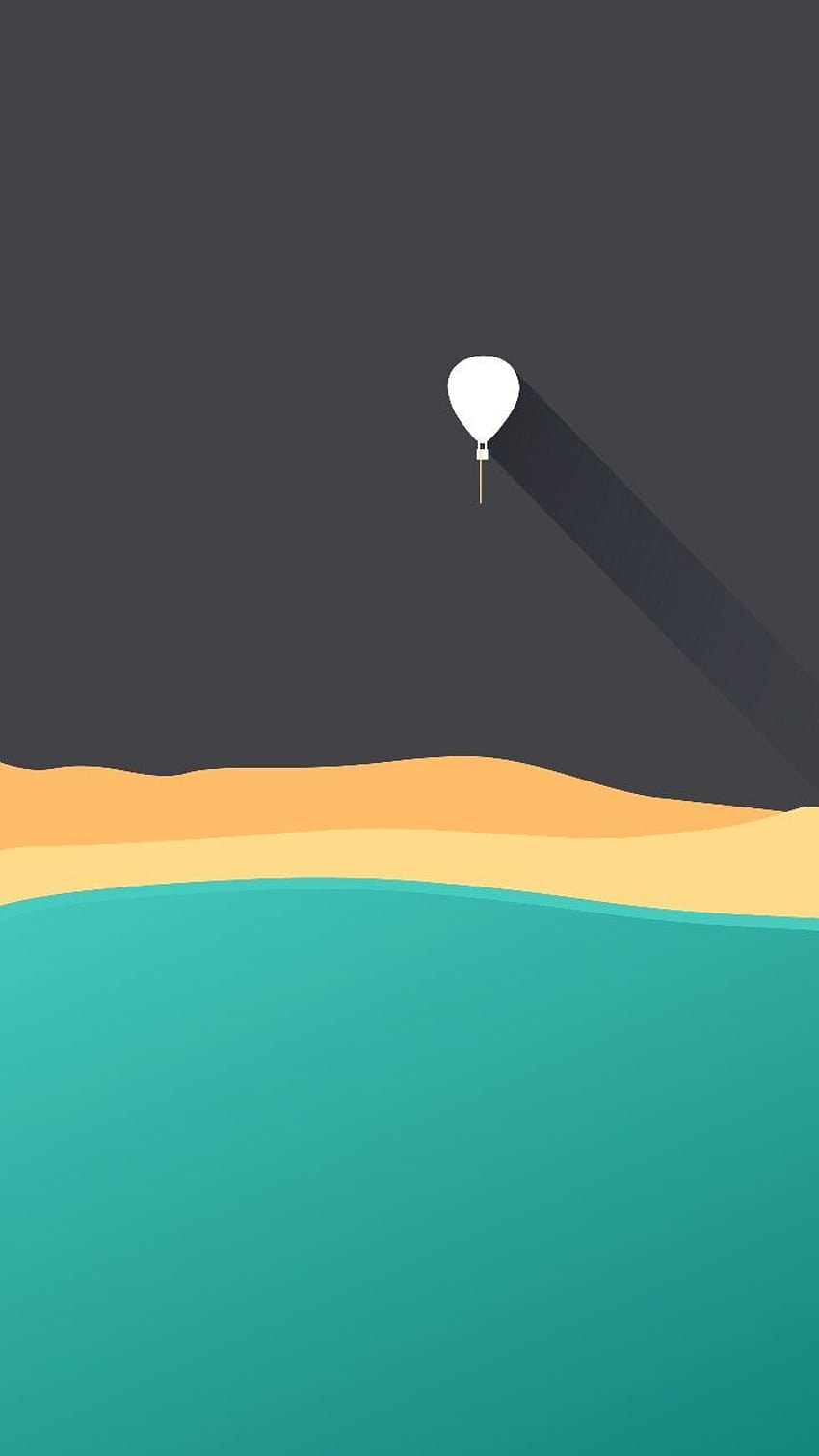 hot air balloon in 2020 ...pinterest, minimalist android HD phone wallpaper