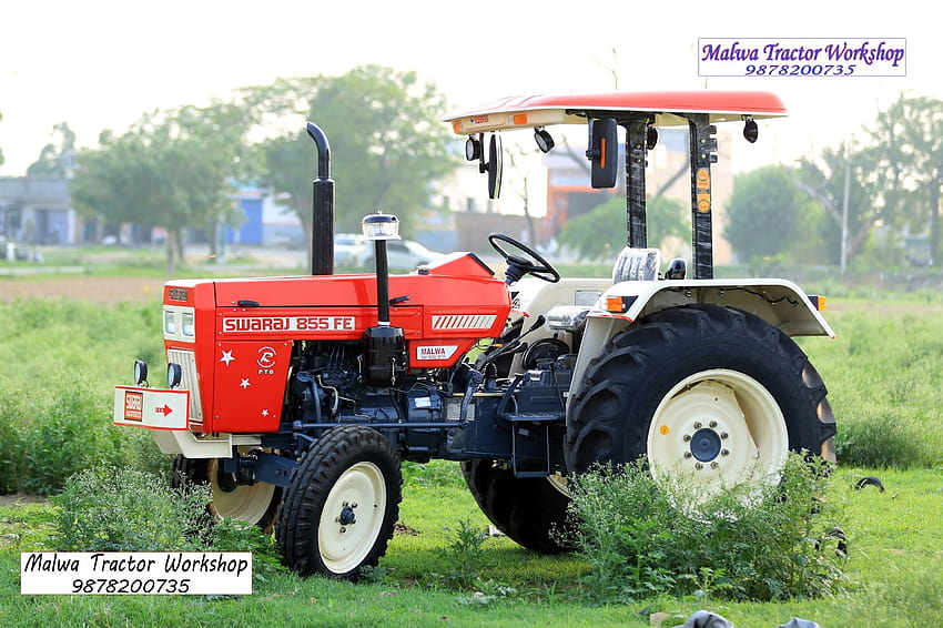 Swaraj 855, modifizierter Traktor HD-Hintergrundbild