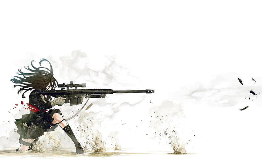 6 Anime Sniper, atirador supremo papel de parede HD
