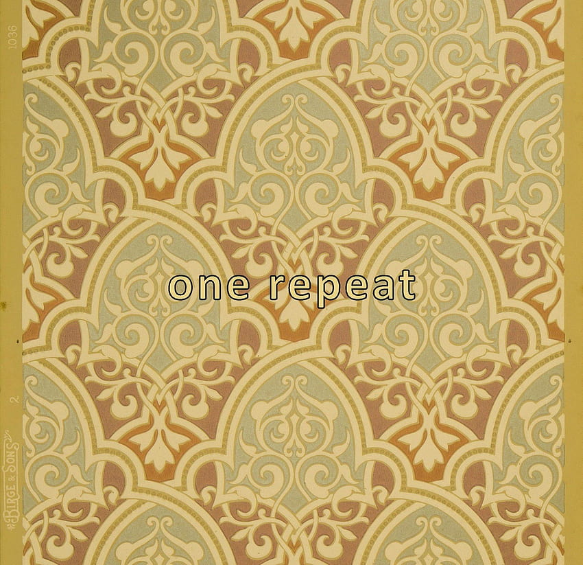 Gilt Moorish Piscine Diaper/Antique HD wallpaper